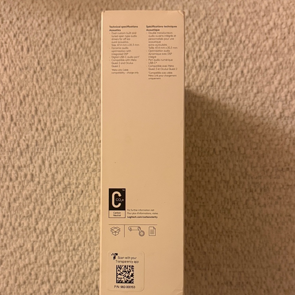 Logitech Chorus VR Off-Ear Headset for Meta Quest 2 - Picture 2 of 5